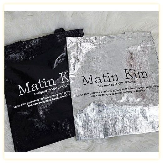 [매장정품] 마뗑킴 에코백 글로우 팝핀 MATIN KIM 여성 직장인 가방 MEGP1213, 실버, FREE 이미지