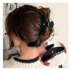 벨라민 호피 집게핀 블랙 리뷰: 반묶음 올림머리 에트로 감성 헤어액세서리 추천 (40% 할인) 이미지
