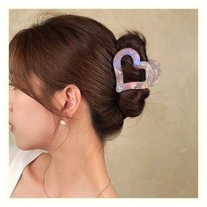초콜리트쥬얼리 머스티 하트 집게핀 연핑크 리뷰: 사랑스러운 올림머리 완성! 알로집게핀 추천 이미지
