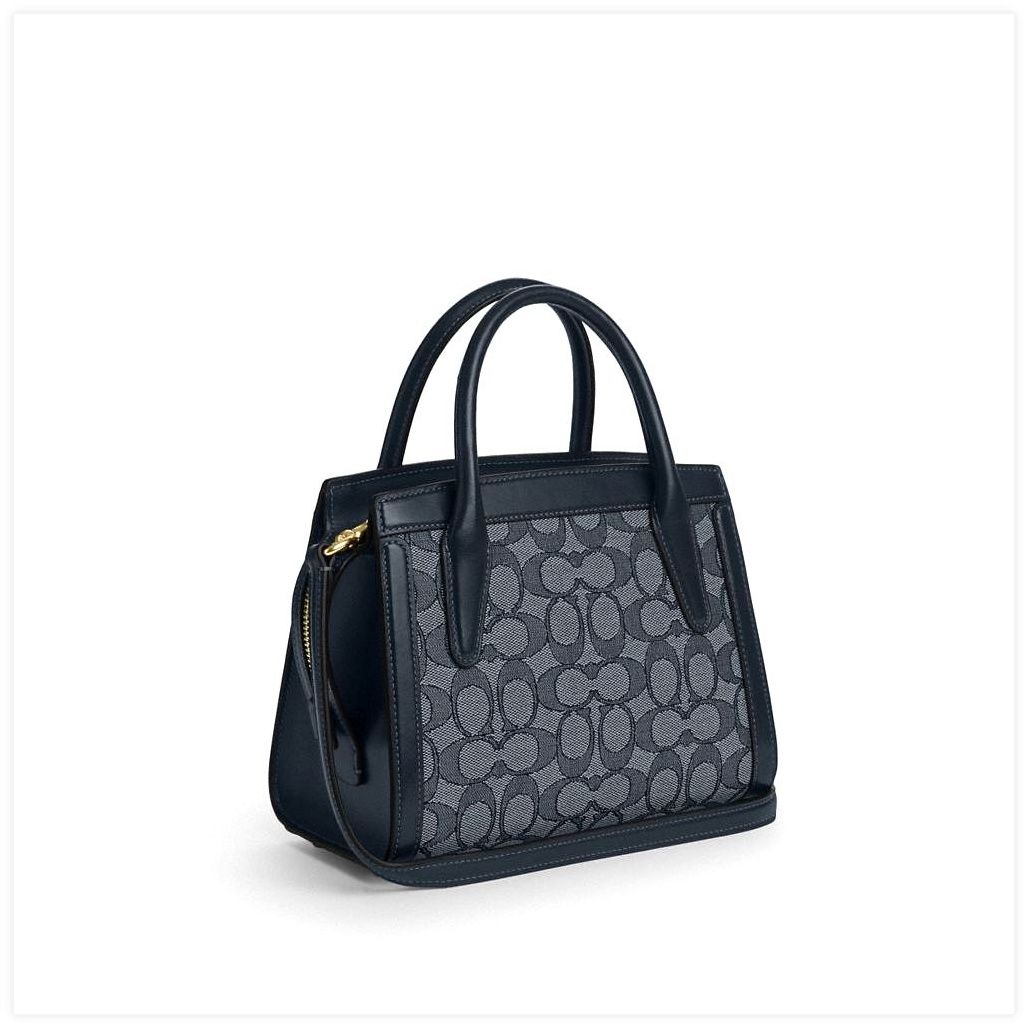 코치 Andrea Carryall Bag In Signature Jacquard 이미지