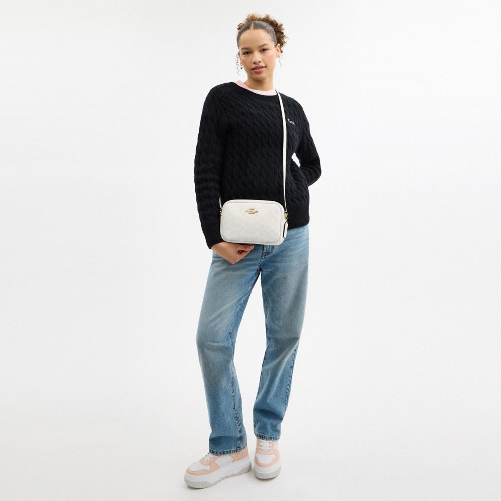 코치 Jamie Camera Bag In Signature Canvas 이미지