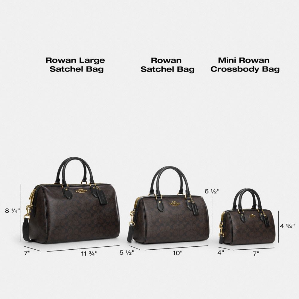 코치 Mini Rowan Crossbody Bag In Signature Leather 이미지