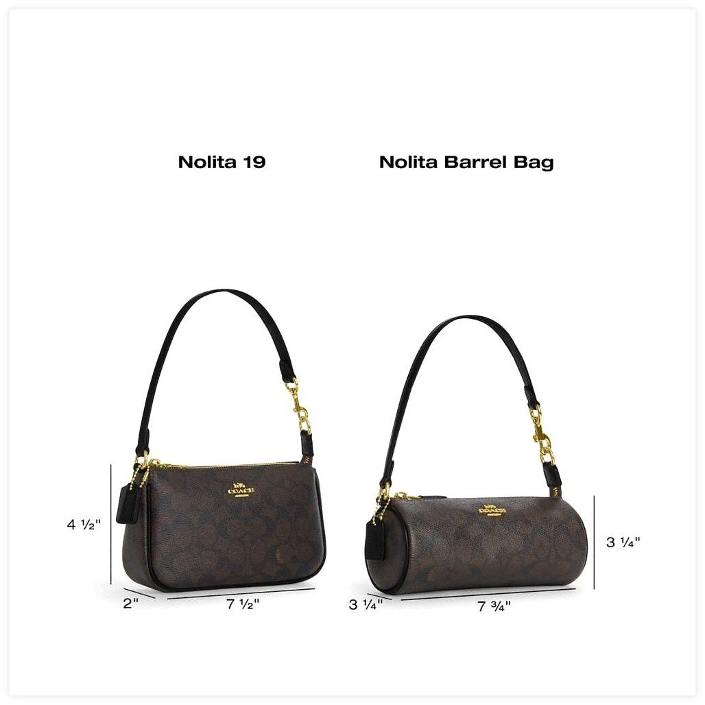 코치 Nolita 19 In Signature Canvas 이미지