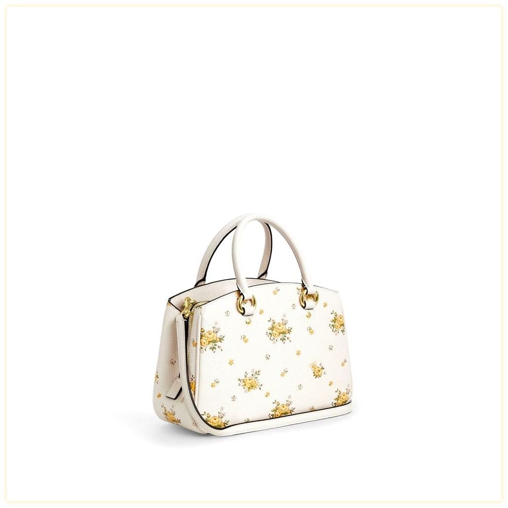 코치 Savannah Small Carryall Bag With Floral Print 이미지