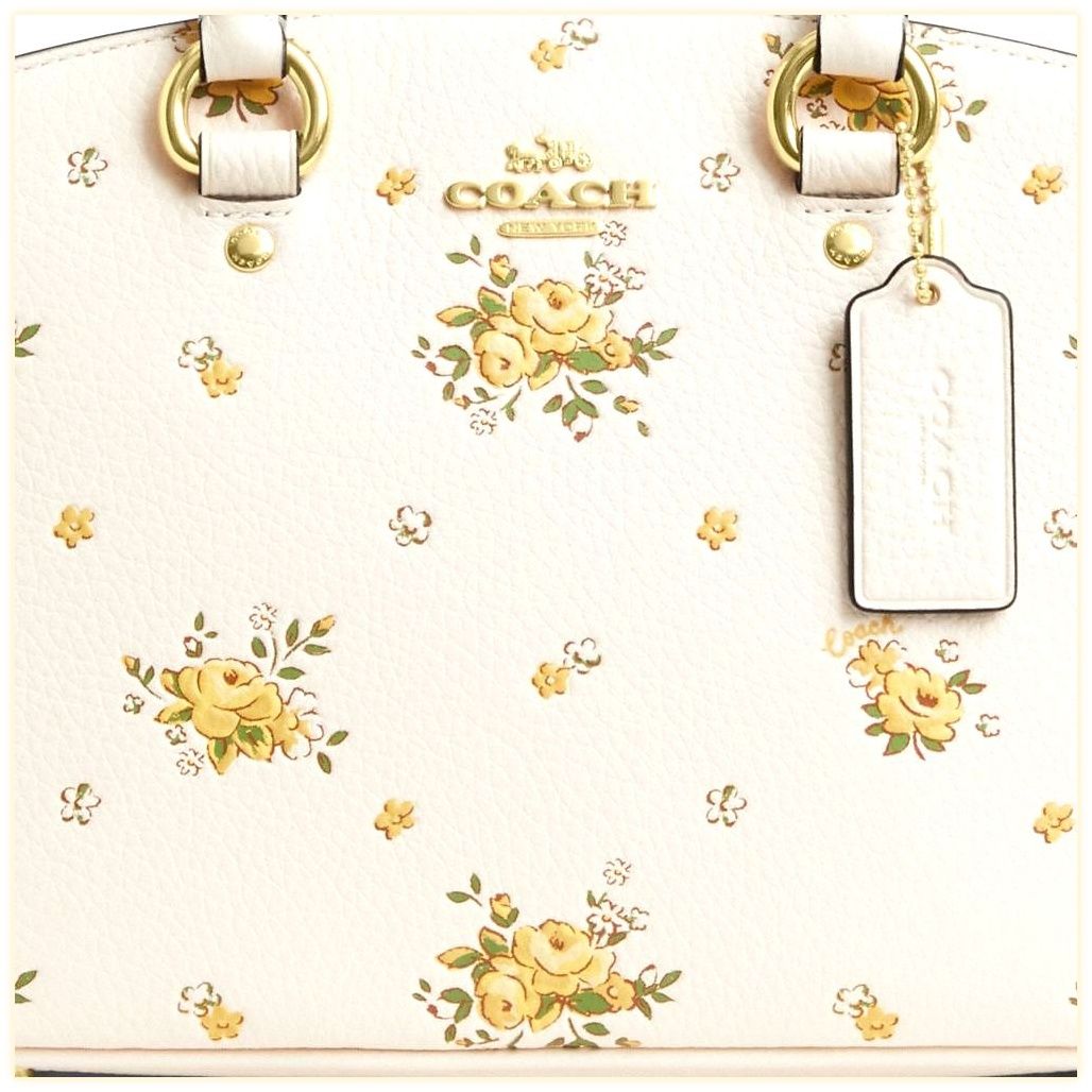 코치 Savannah Small Carryall Bag With Floral Print 이미지
