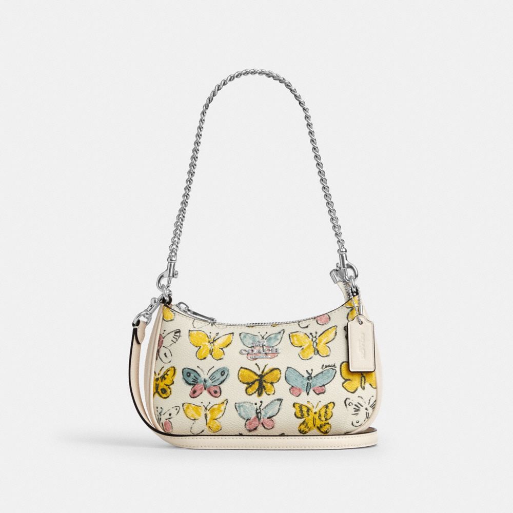 코치 Teri Mini Crossbody Bag With Butterfly Print 이미지
