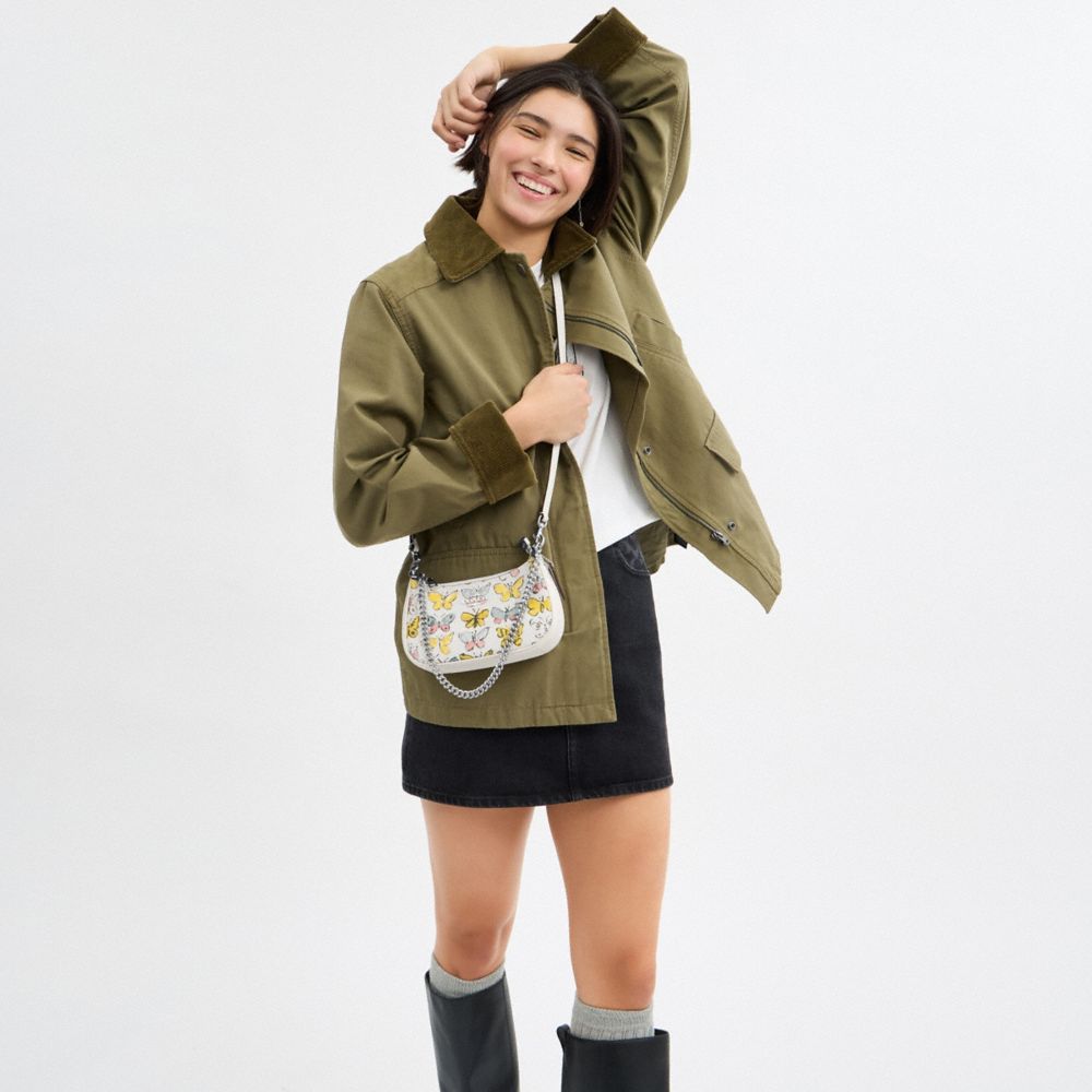 코치 Teri Mini Crossbody Bag With Butterfly Print 이미지