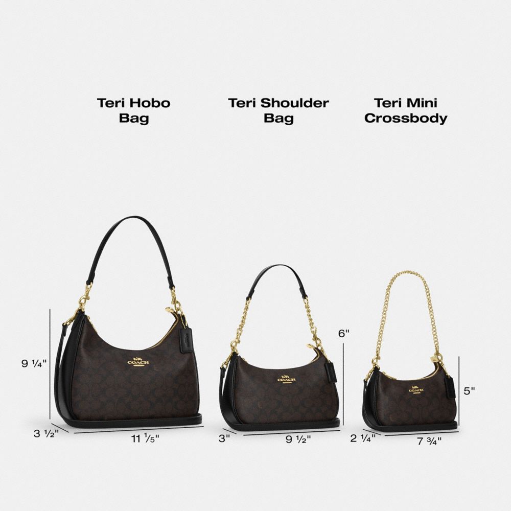 코치 Teri Mini Crossbody Bag With Butterfly Print 이미지