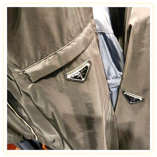 PRADA 프라다 삼각로고 남성 바람막이 자켓 SGN998, 54 이미지