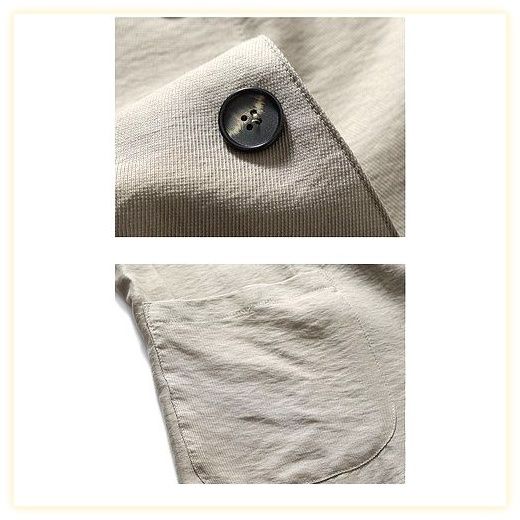 남자 캐주얼 정장 자켓, 카키, 3XL 이미지