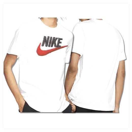 [당일발송] 나이키 NIKE 화이트 반팔 티셔츠 반팔티 3종, TYPE-3, M 이미지