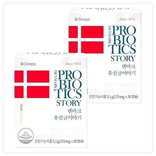 덴프스 덴마크 유산균이야기, 30정, 2개 이미지