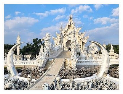 렁쿤 사원(백색 사원) 이미지