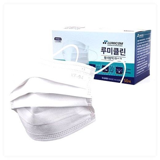 루미컴 루미클린 황사방역 대형 KF94, 50개입, 화이트, 1개 이미지