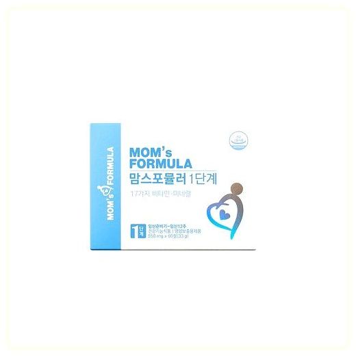 맘스포뮬러 1단계 임산부 임신초기 활성형 엽산 영양제, 60정, 3개 이미지
