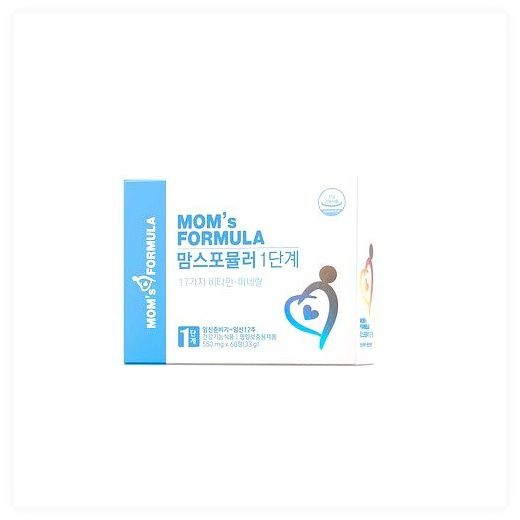 맘스포뮬러 1단계 임산부 임신초기 활성형 엽산 영양제, 60정, 3개 이미지