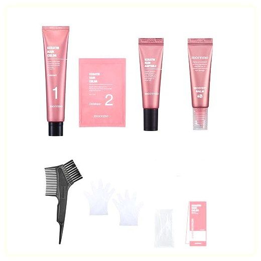 모레모 케라틴 헤어 컬러 염색제, 애쉬블루, 2개 이미지