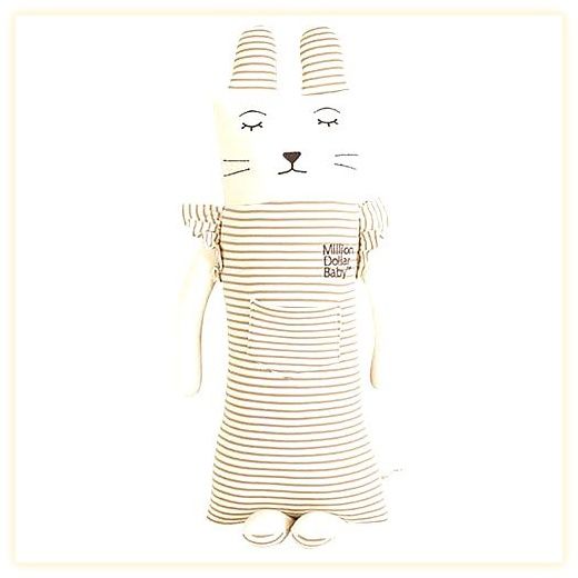밀리언달러베이비 오가닉인형 쿨쿨토, 혼합색상, 토끼, 1개 이미지