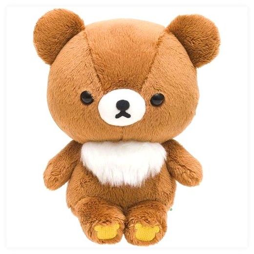 산엑스 리락쿠마 차이로이코구마 쿳타리 인형 S, S, 1개 이미지