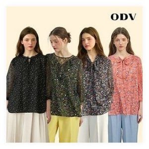 25SS ODV 쿨샤벳 블라우스 4종 솔직 후기 엘로라의 여름 블라우스 추천 ODV 블라우스 66사이즈 쇼핑엔티 쿨 블라우스 여름 블라우스 코디 이미지