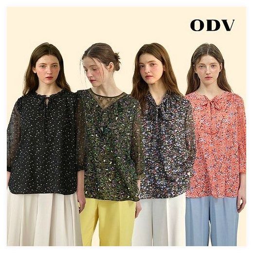[쇼핑엔티] 25SS ODV 쿨샤벳 블라우스 4종, 66 이미지