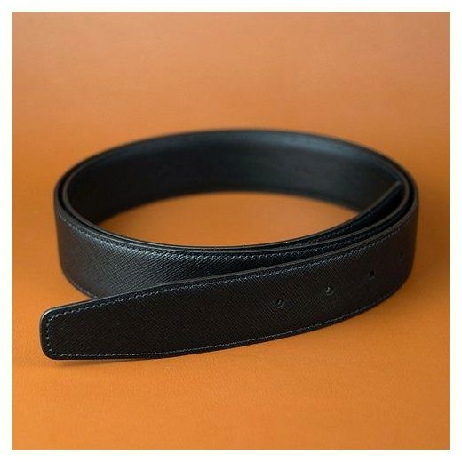 스타메라 이태리 직수입 사피아노 35mm 블랙 소가죽 벨트, 사피아노 블랙 벨트 이미지