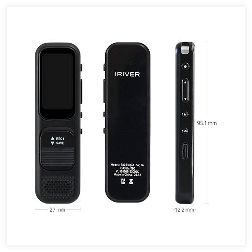 아이리버 블루투스 MP3 플레이어 + 마이크로 SD 카드 32GB + 파이널 오디오 이어폰 세트, T80(MP3), ..., 블랙(MP3) 이미지