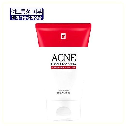 아크네 폼클렌징 100ml 여드름 피부 클렌징, 100ml, 1개 이미지