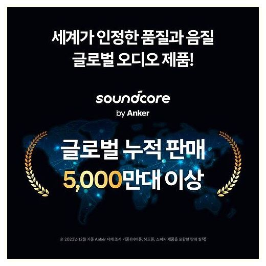 앤커 사운드코어 P40i 노이즈캔슬링 블루투스이어폰 A3955, P40i, 블루 이미지