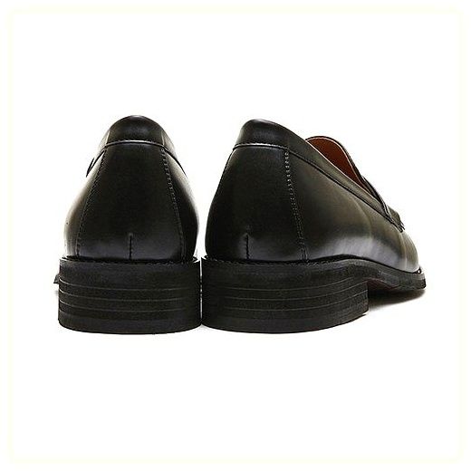 엘칸토 마쯔 남성 페니 로퍼 3.5cm LCMD82I111, 블랙, 260 이미지