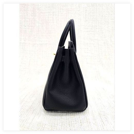 월마트 워킨백 (Wirkin Bag) 명품 감성 프리미엄 가죽 토트백, 블랙-소(금장) 이미지