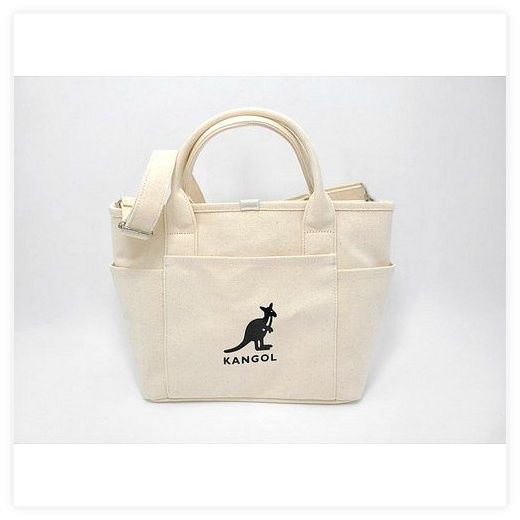 캉골 뉴 캔버스 토트백 피크닉 3942 아이보리, FREE, 아이보리 이미지