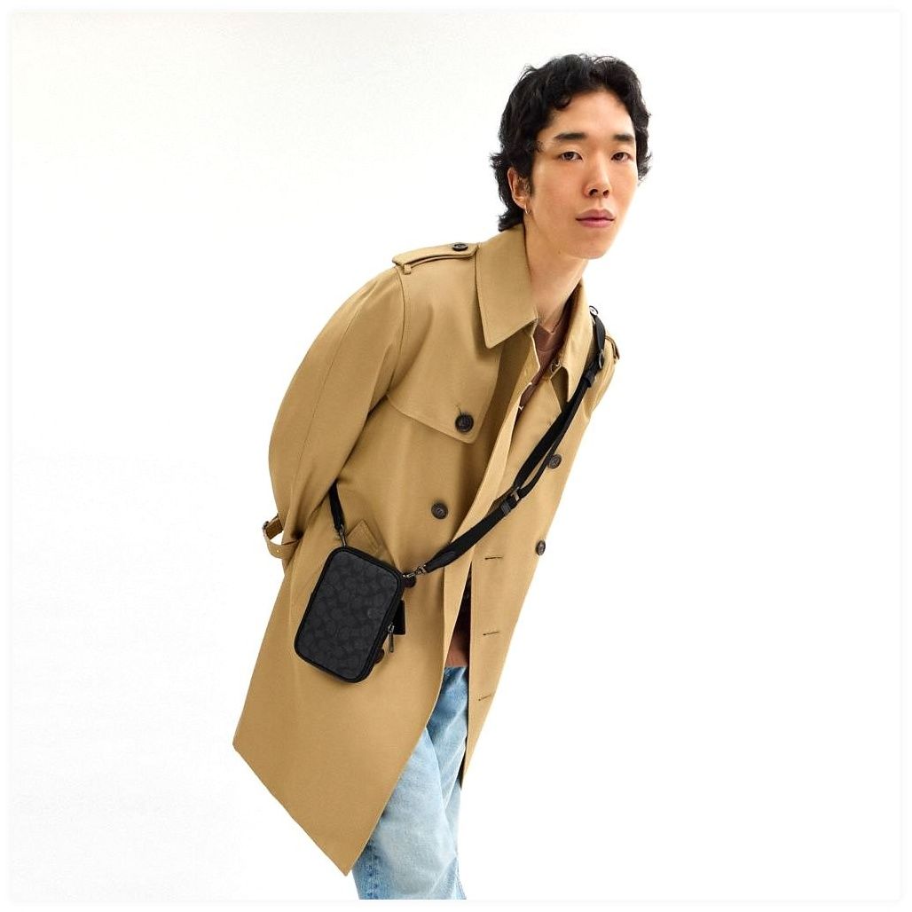 코치 Aden Crossbody Bag In Signature Canvas 이미지