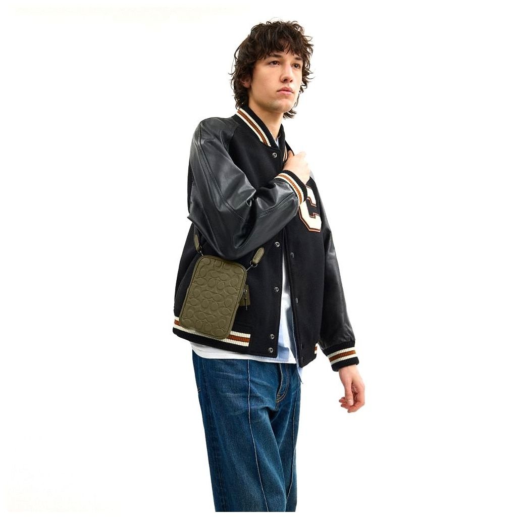 코치 Aden Crossbody Bag In Signature Leather 이미지