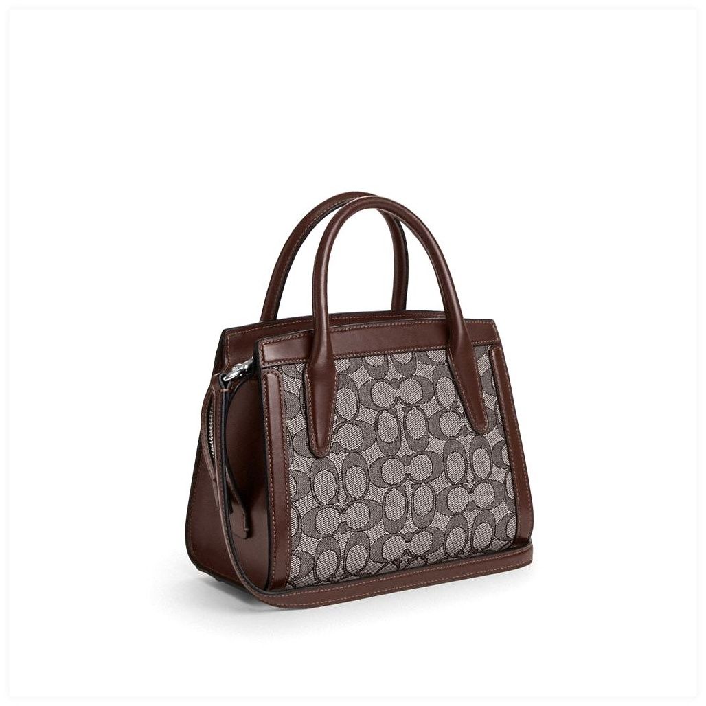 코치 Andrea Carryall Bag In Signature Jacquard 이미지