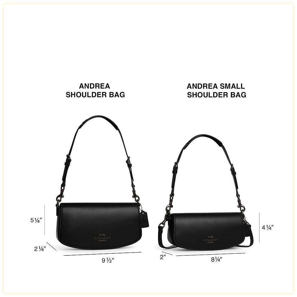 코치 Andrea Shoulder Bag In Signature Jacquard 이미지