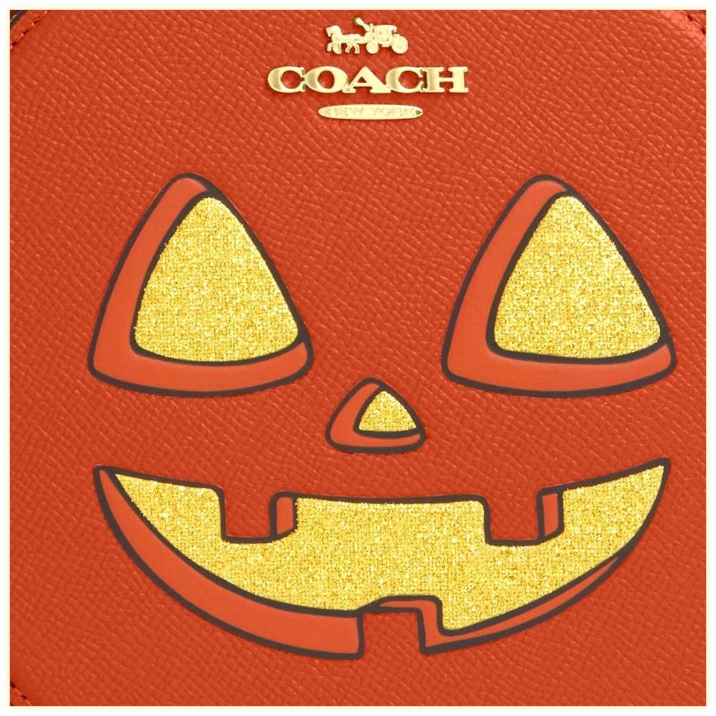 코치 Canteen Crossbody Bag With Halloween Pumpkin Print 이미지
