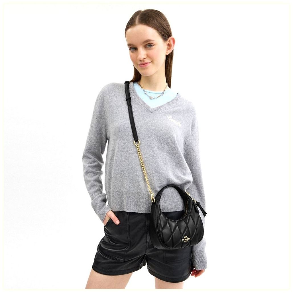 코치 Carmen Mini Crossbody Bag With Quilting 이미지