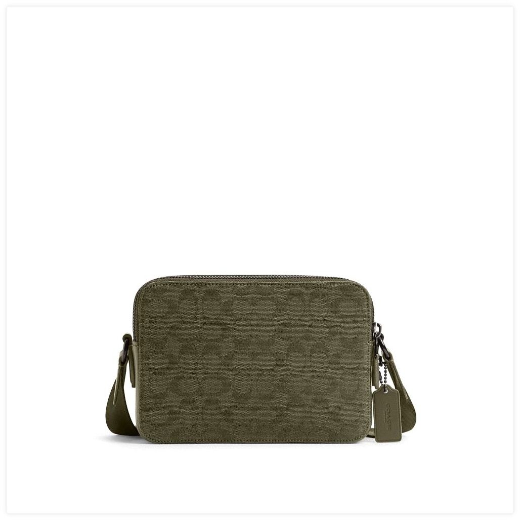 코치 Charter Crossbody Bag 24 In Signature Canvas Jacquard 이미지