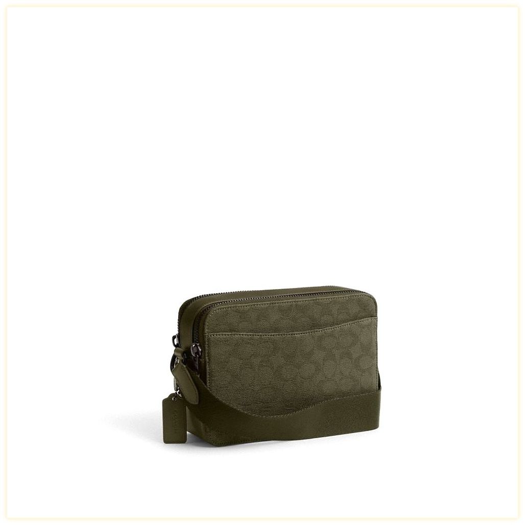 코치 Charter Crossbody Bag 24 In Signature Canvas Jacquard 이미지