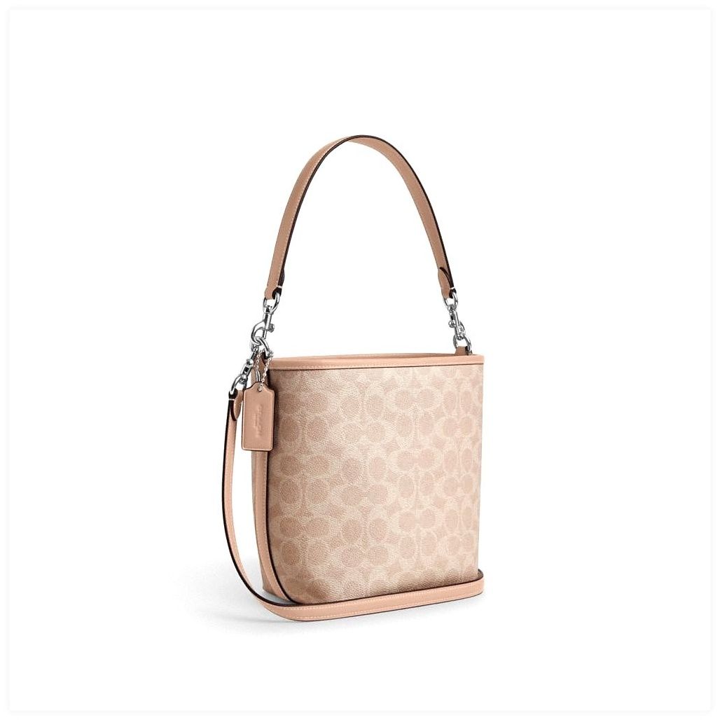 코치 City Bucket Bag In Signature Canvas 이미지