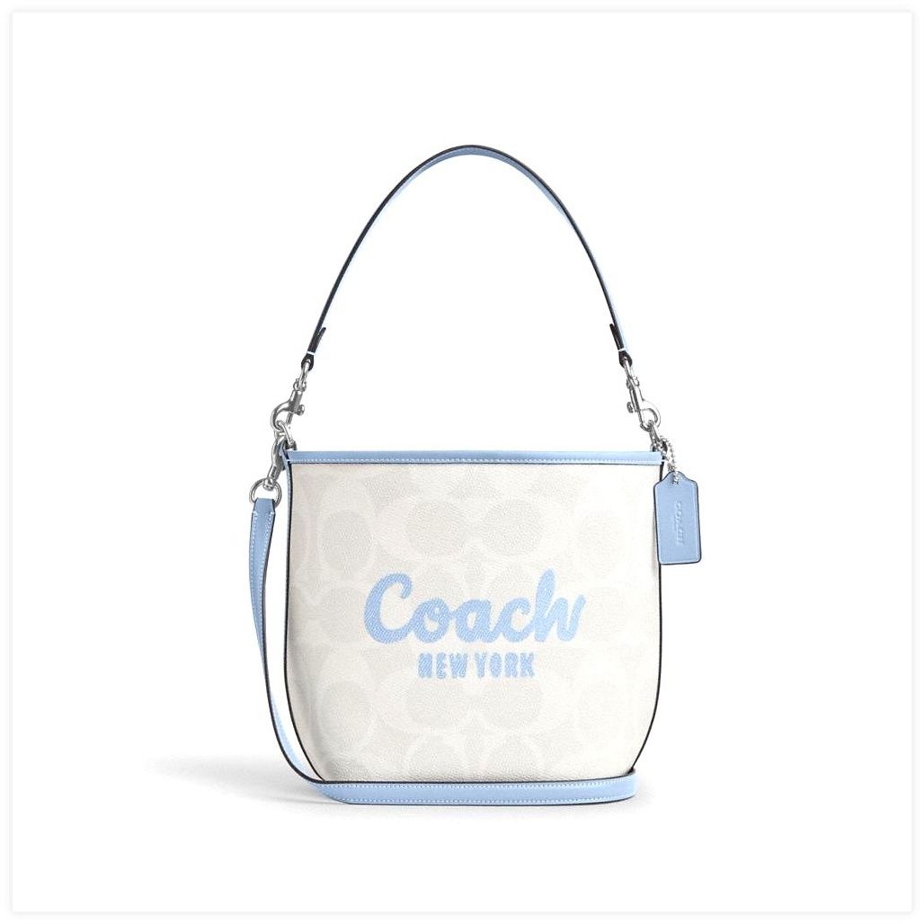 코치 City Bucket Bag With Coach Graphic 이미지