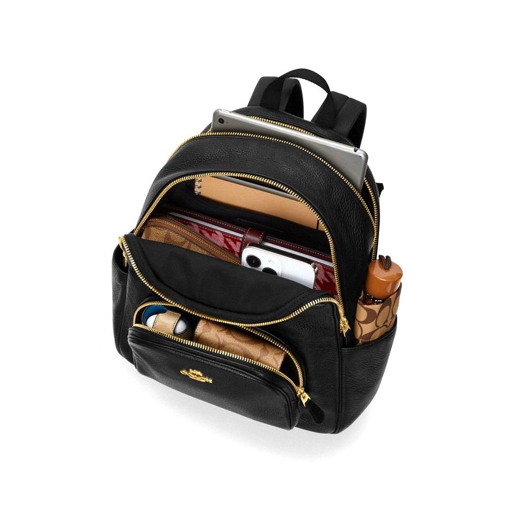 코치 Court Backpack In Signature Canvas 이미지