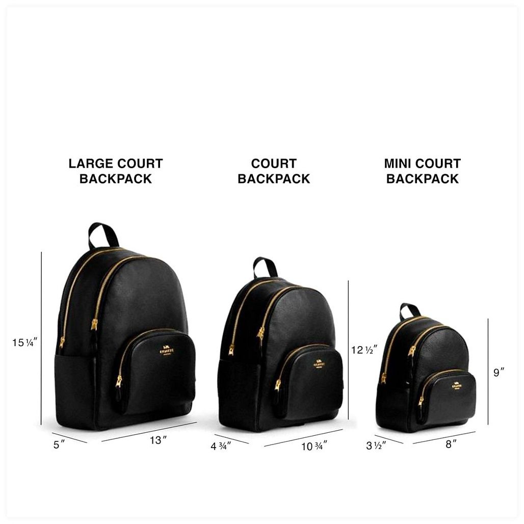 코치 Court Backpack In Signature Canvas 이미지