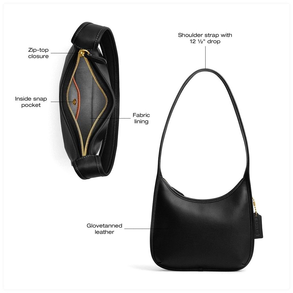 코치 Curve Zip Bag 이미지