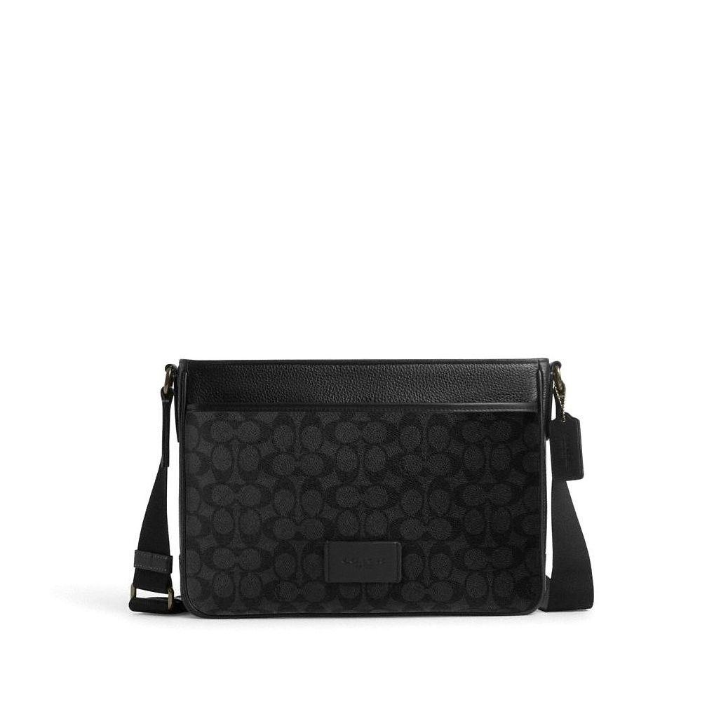 코치 District Crossbody Bag In Signature Canvas 이미지