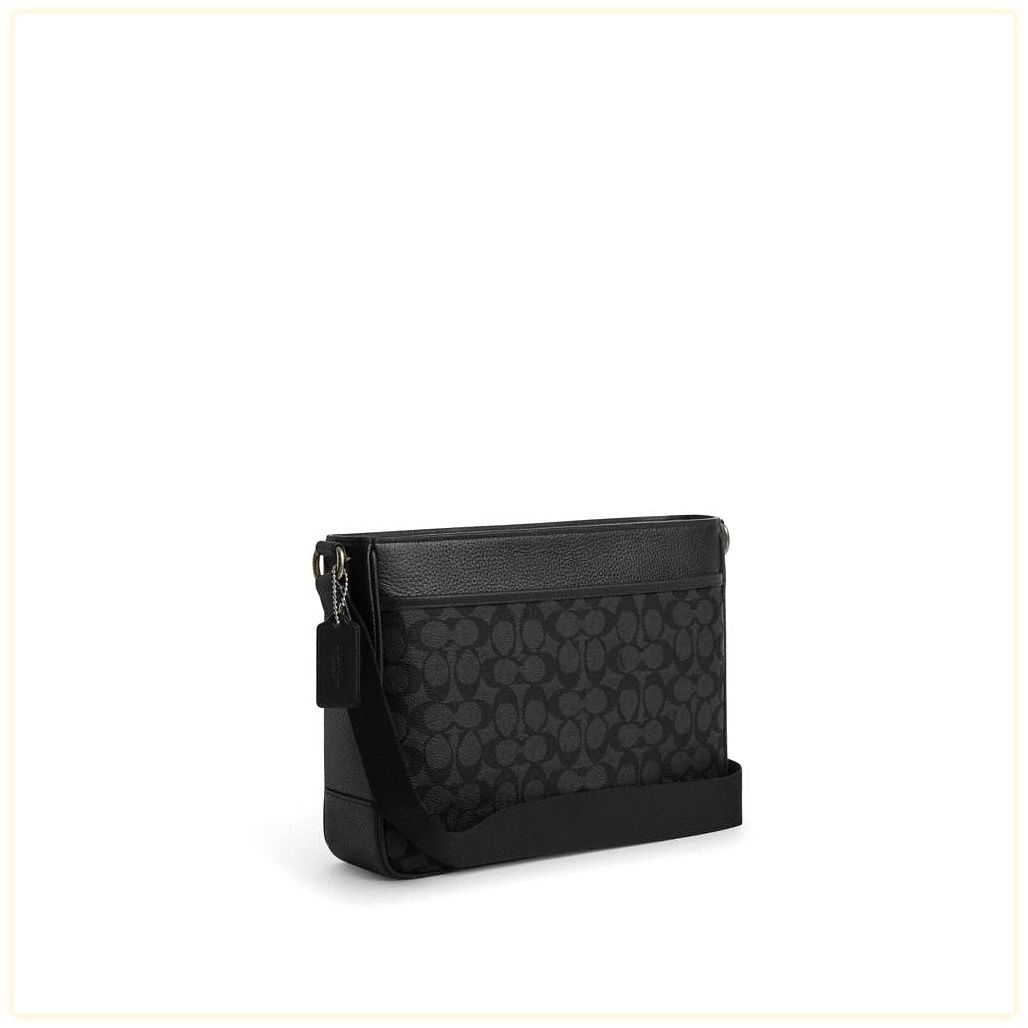 코치 District Crossbody Bag In Signature Canvas 이미지