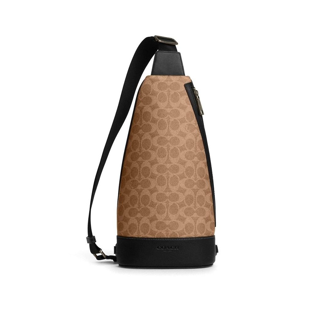 코치 Dominic Sling Pack In Signature Canvas 이미지
