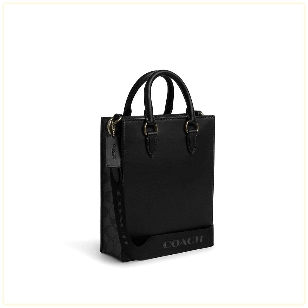 코치 Dylan Tote Bag In Colorblock Signature Canvas 이미지