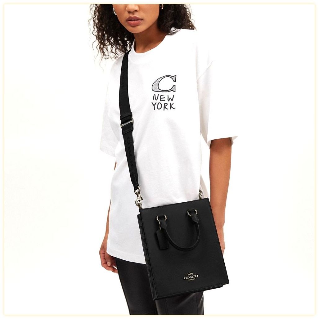 코치 Dylan Tote Bag In Colorblock Signature Canvas 이미지